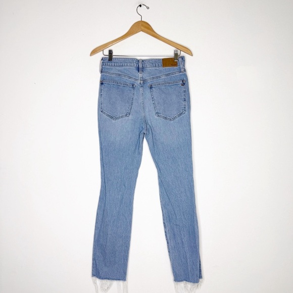 Madewell The Perfect Vintage Jean Size 28 Distressed High-Rise Straight Leg - Picture 3 of 10